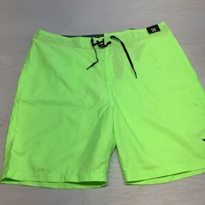 HURLEY Board Shorts Mens 36 Waist Lime Green